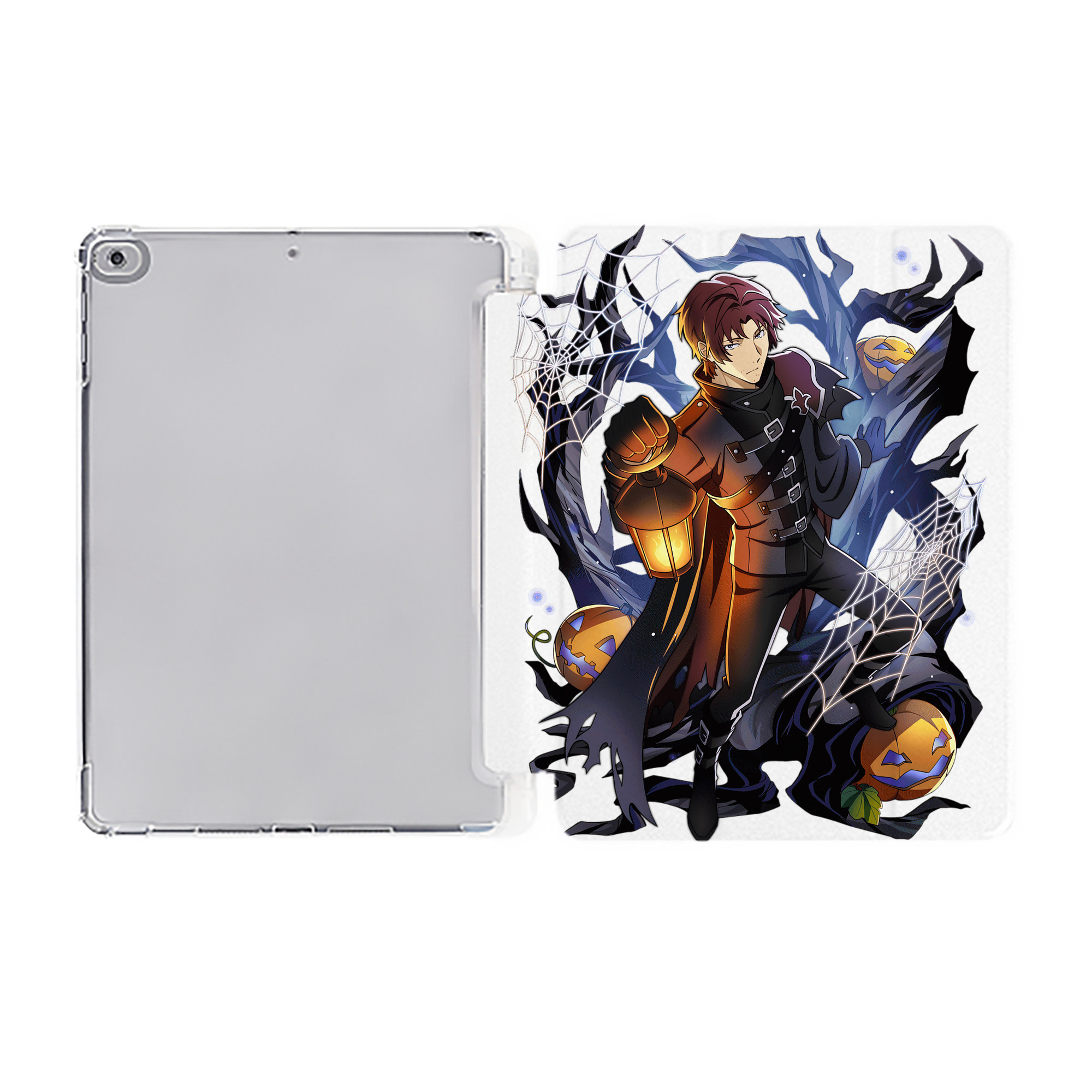 （画像用） 文豪ストレイドッグス Bungo Stray Dogs IPad ケース ペン収納付き 三つ折りスタンド PUレザー×シリコン 対応機種9.5/10.5/10.9インチ